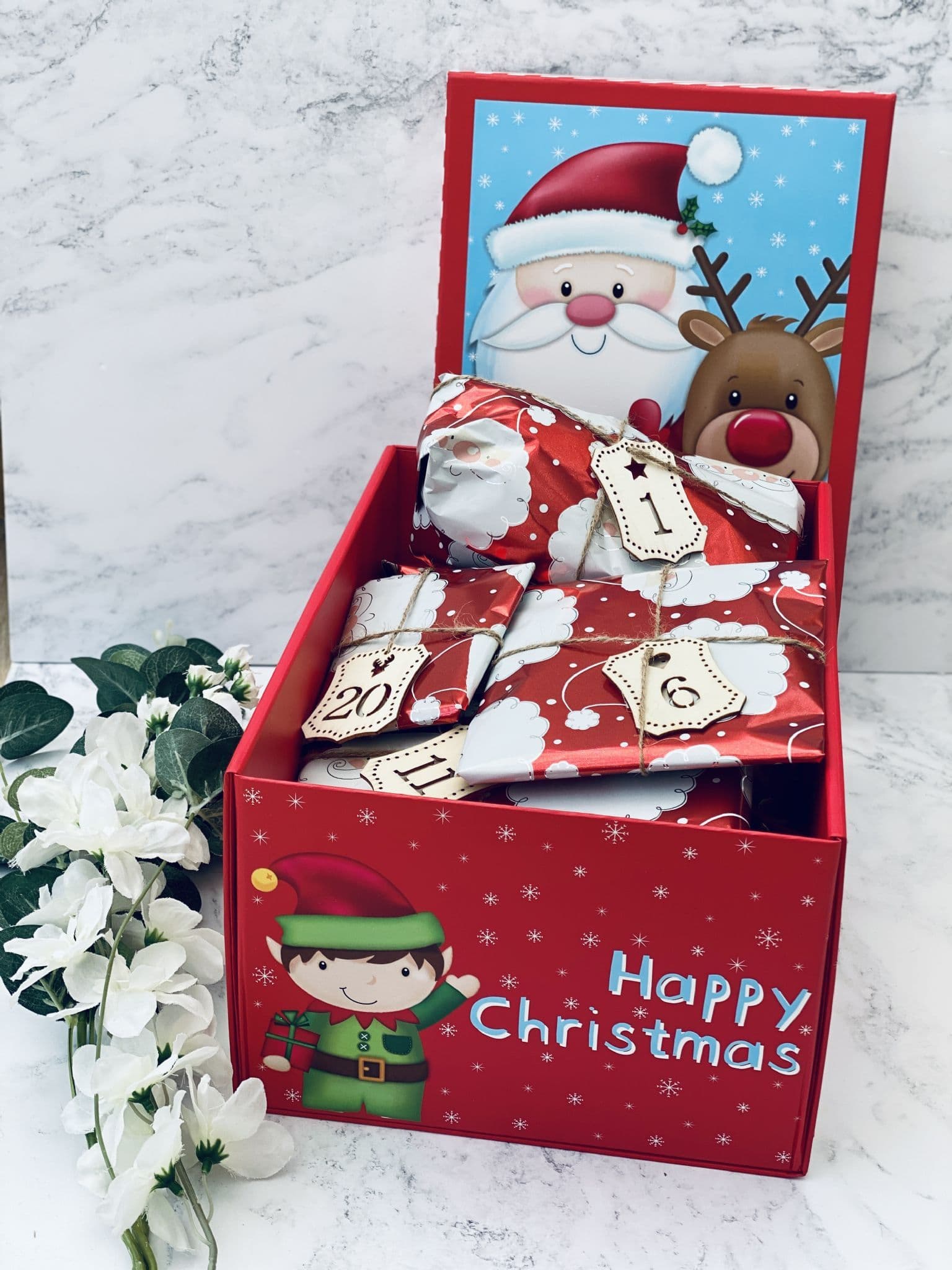 Toddler Christmas 23 Year Old Advent Calendar Hampers by Lauren